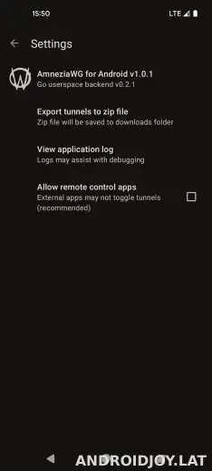 AmneziaWG скриншот 4