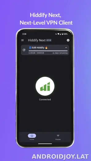 Hiddify скриншот 1