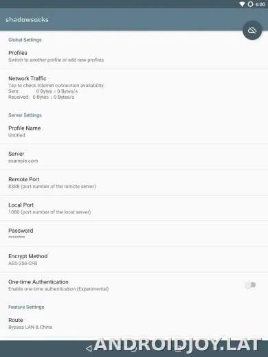 Shadowsocks скриншот 5